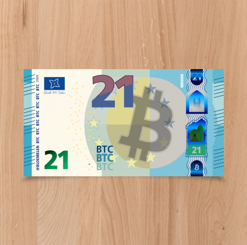 21 EURO Bitcoinscheine - 20er Zitadelle Special Pack